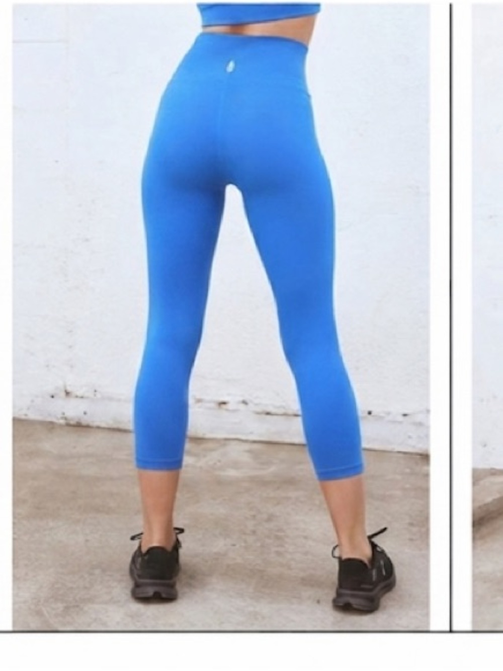 Free People Never Better Leggings High-Waist Size Large Blue New